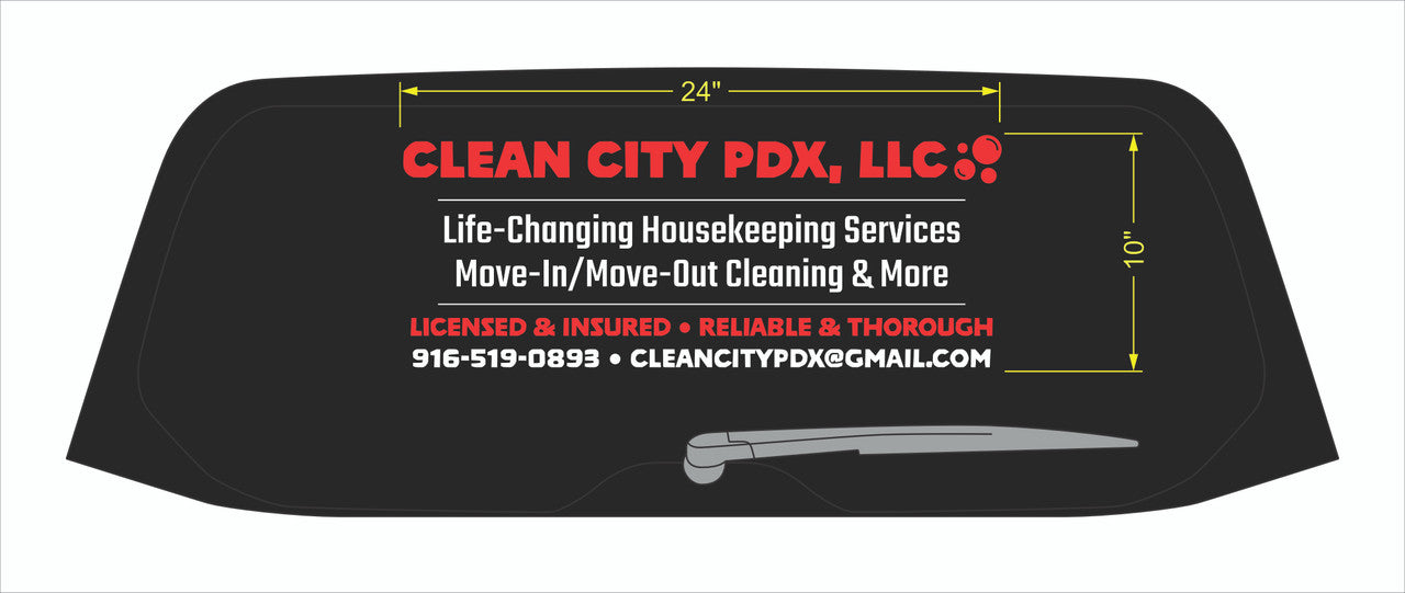 Custom Decal - Clean City PDX