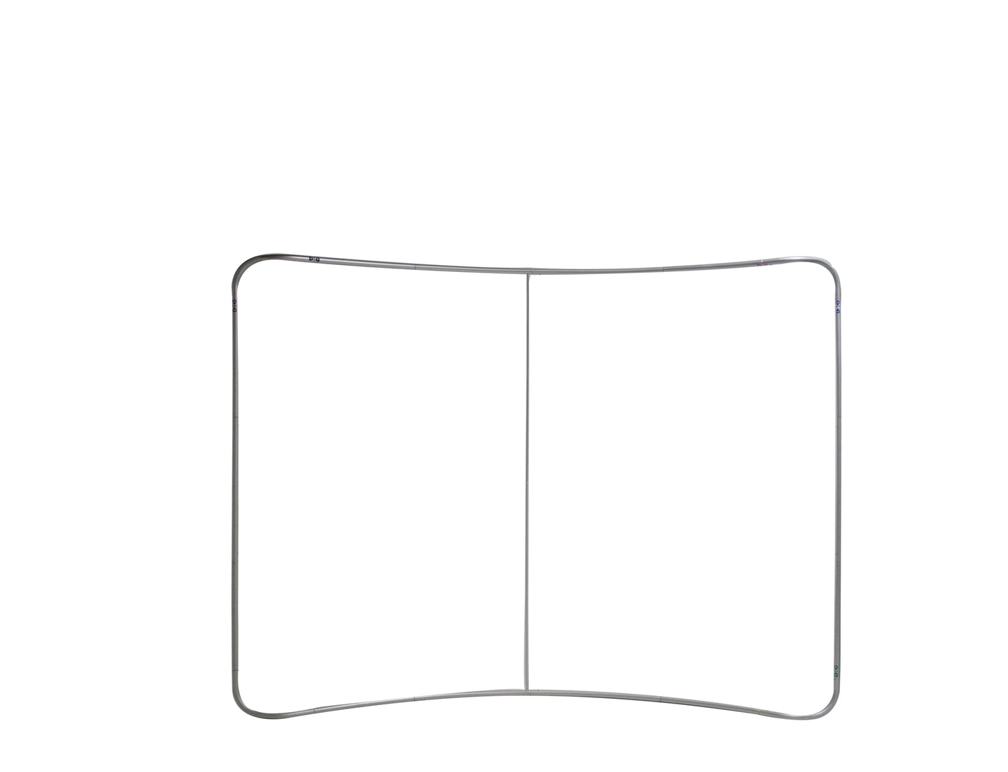 8 ft. EZ Tube Display - Curve Table Top