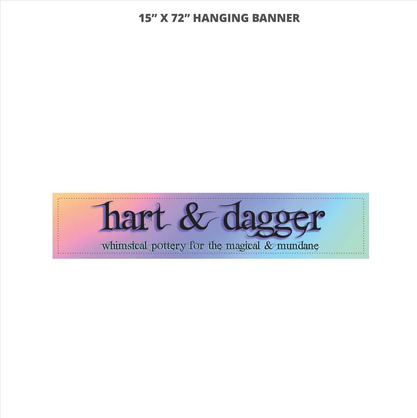 Custom Banner - Hart & Dagger