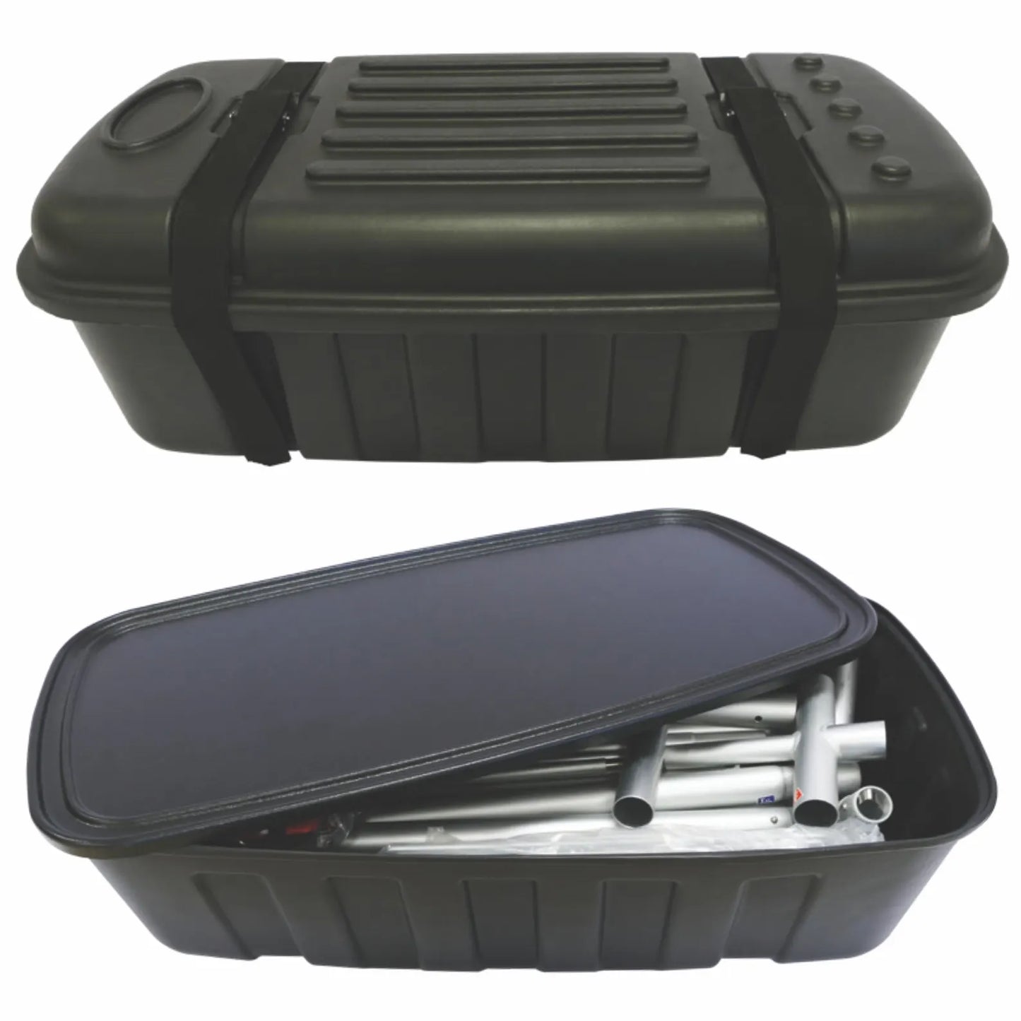 Custom Full Color Hard Trolley Case Counter Style Podium