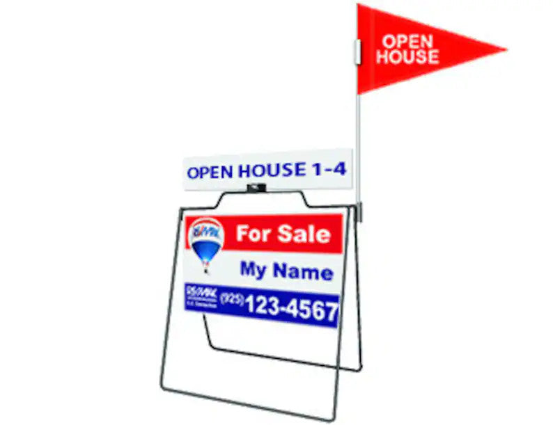Custom Small A-Frame Real Estate Sign