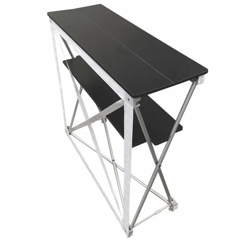 Custom Full Color Economy Pop-Up Frame Counter Height Podium