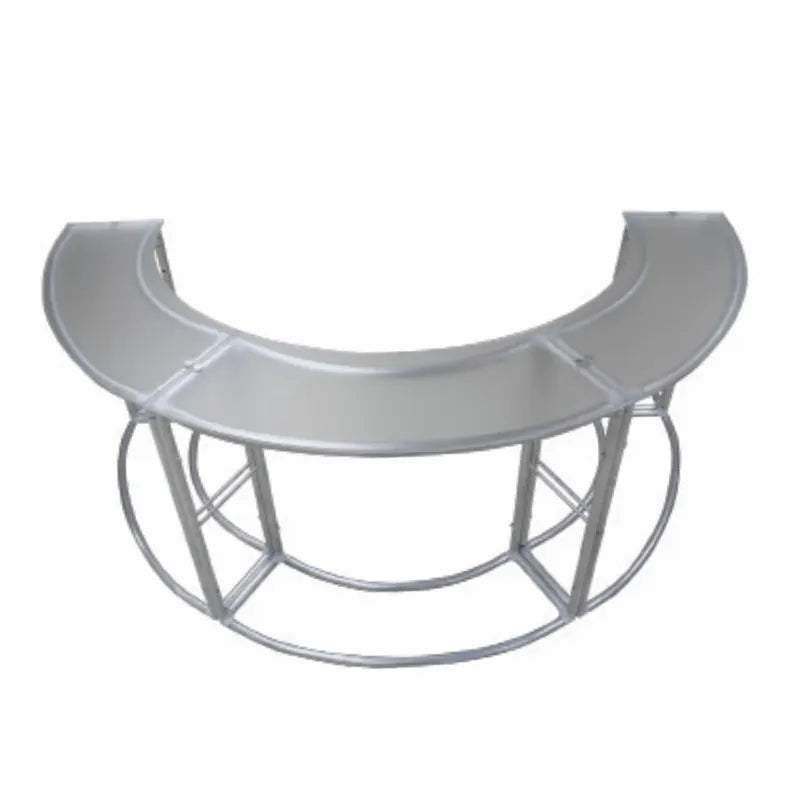 Custom Full Color Triple Curve Frame Style Counter Podium