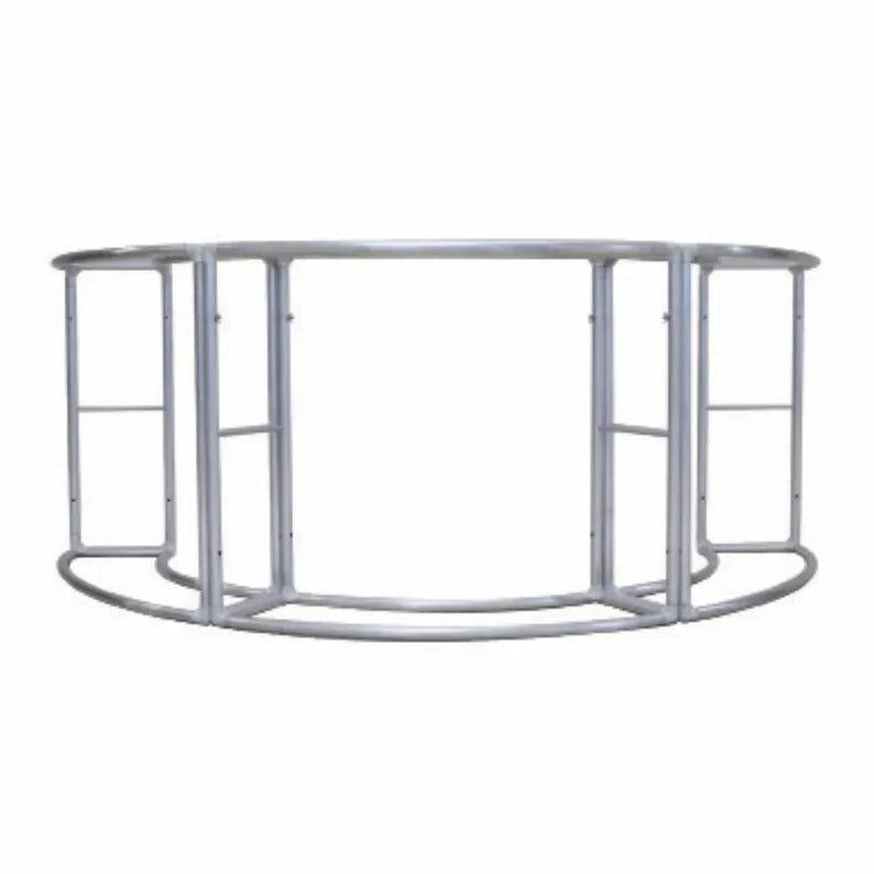 Custom Full Color Triple Curve Frame Style Counter Podium