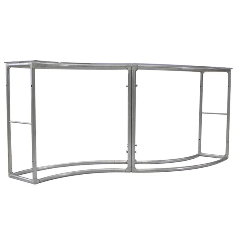Custom Full Color S-Curve Frame Style Counter Podium