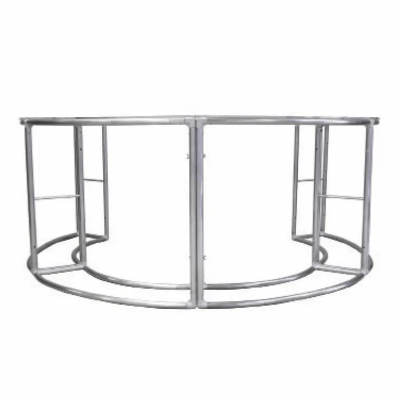 Custom Full Color Quad Curve Frame Style Counter Podium