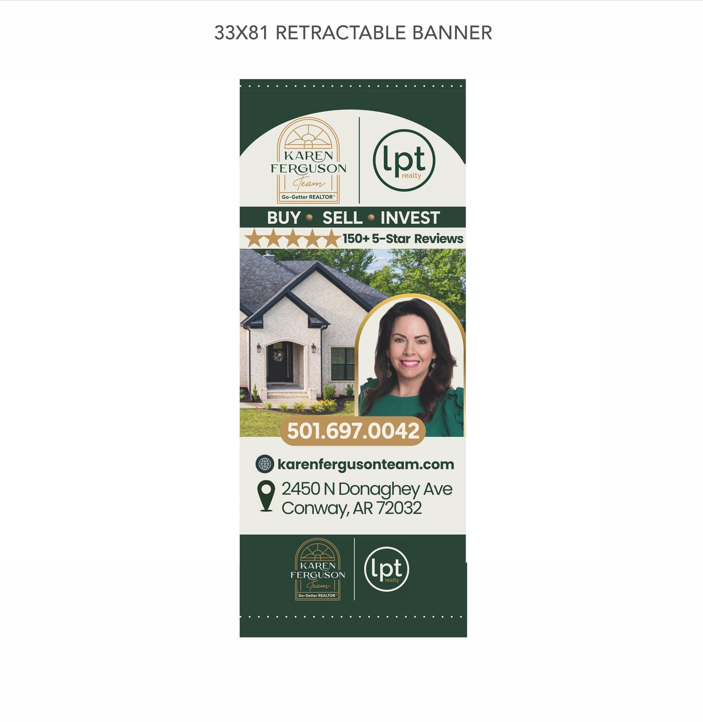 Custom Retractable Banner - LPT Karen Ferguson (2026)