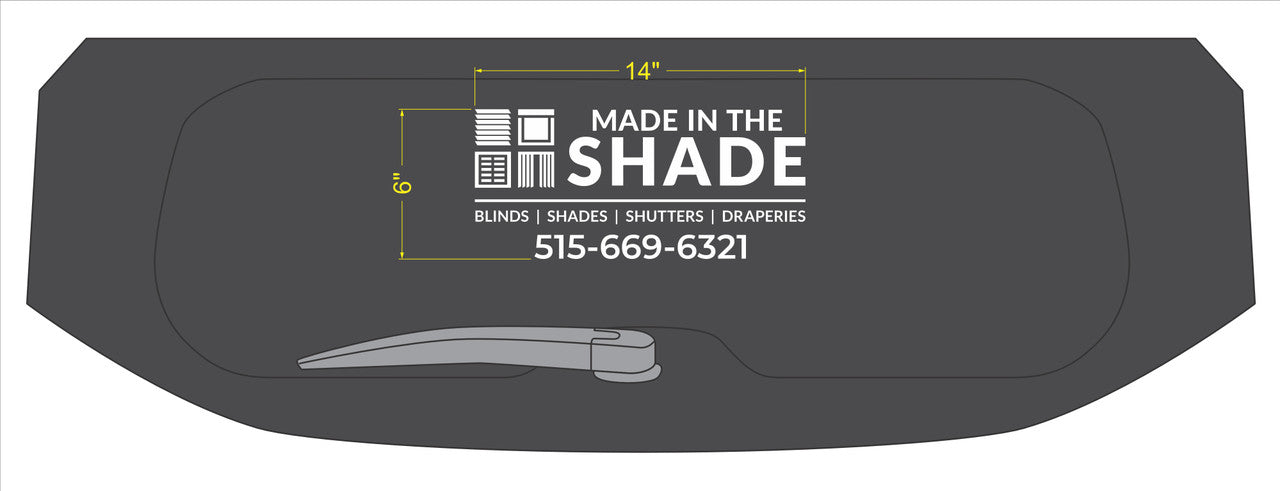 Custom Decal - Made in the Shade