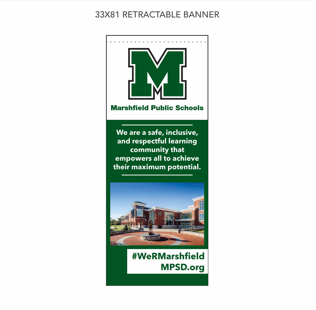 Retractable Banner Insert - Marshfield Public Schools