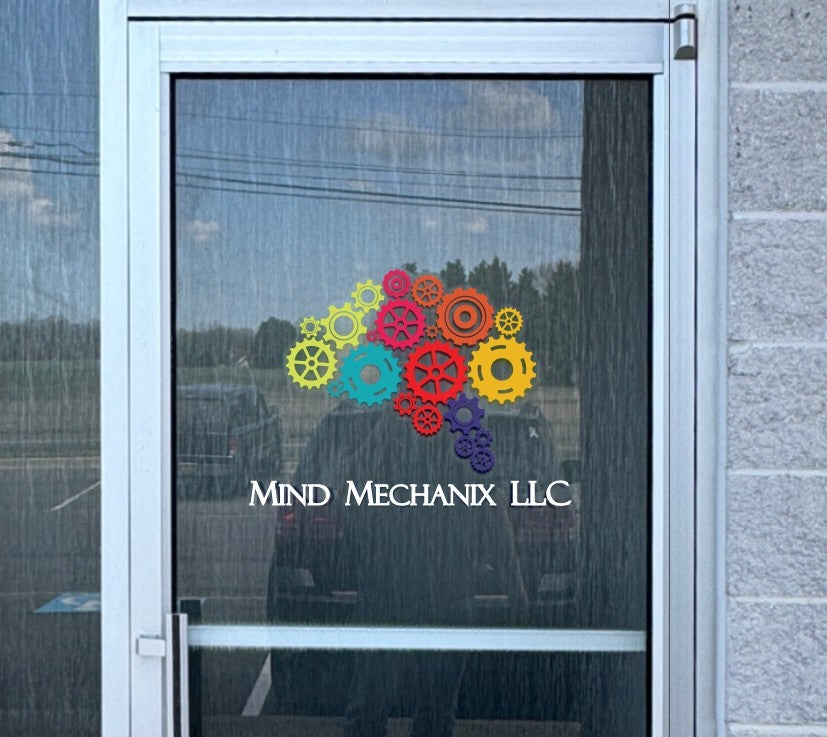 Custom Decal - Mind Mechanix LLC Door 2025