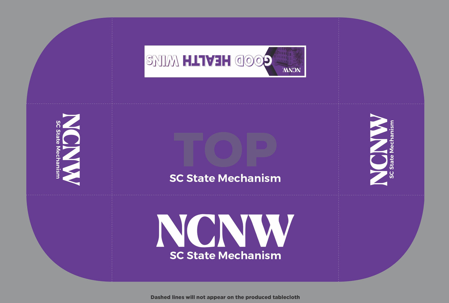 Custom Tablecloth - NCNW - SC - 2025 Logo