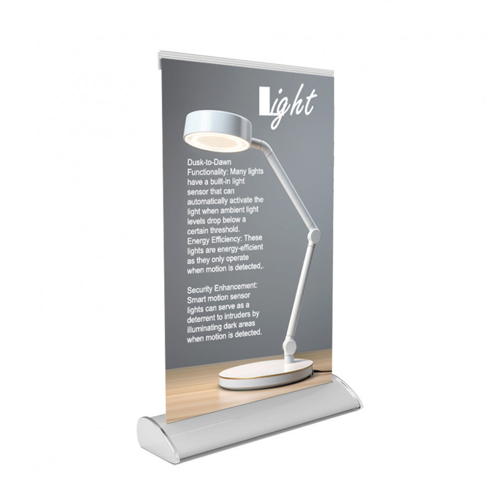 Custom Tabletop Retractable Banner with Stand