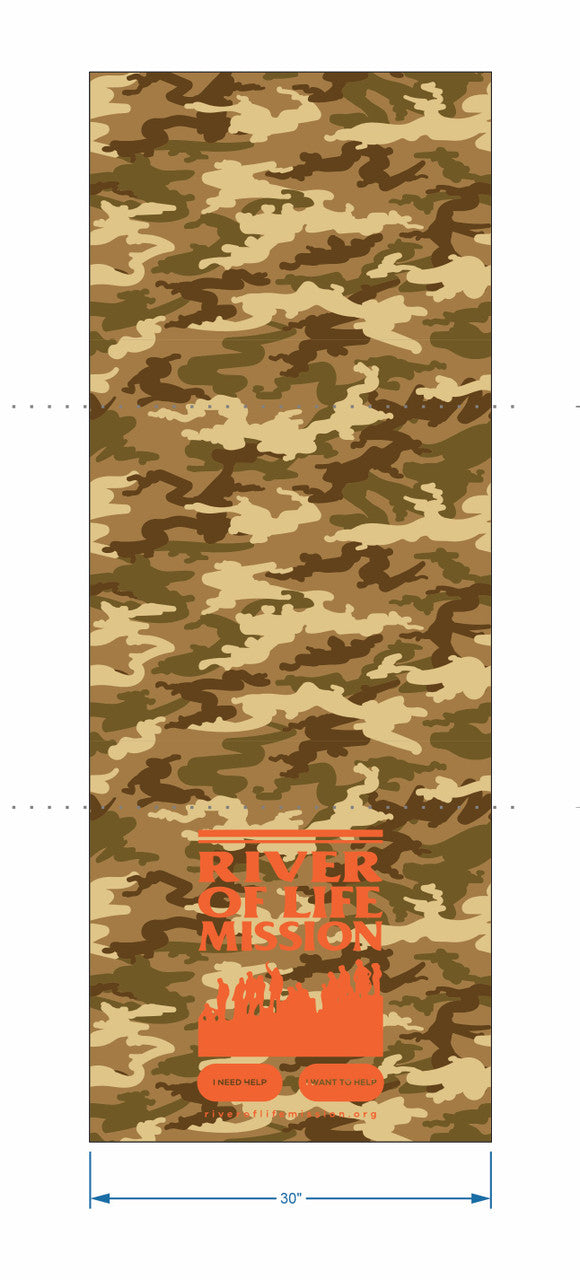 Custom Table Runner - River of Life v1