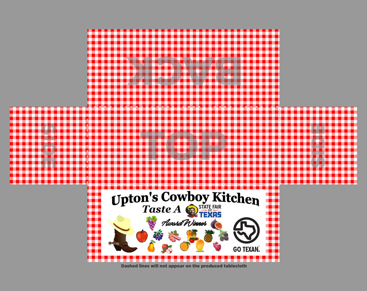 Custom Tablecloth - Uptons Cowboy Kitchen
