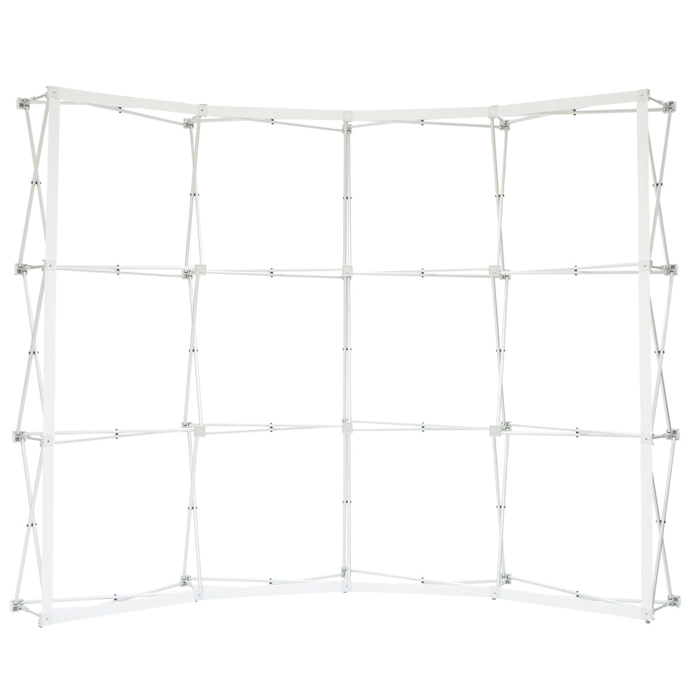 10 x 7.5 ft. RPL Fabric Pop Up Display - Curved Display