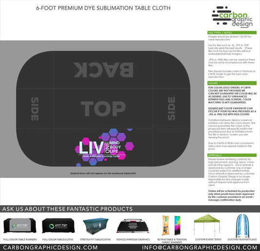 Custom Tablecloth - Liv One