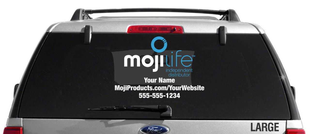 MojiLife Dual Color Custom Vehicle Decal