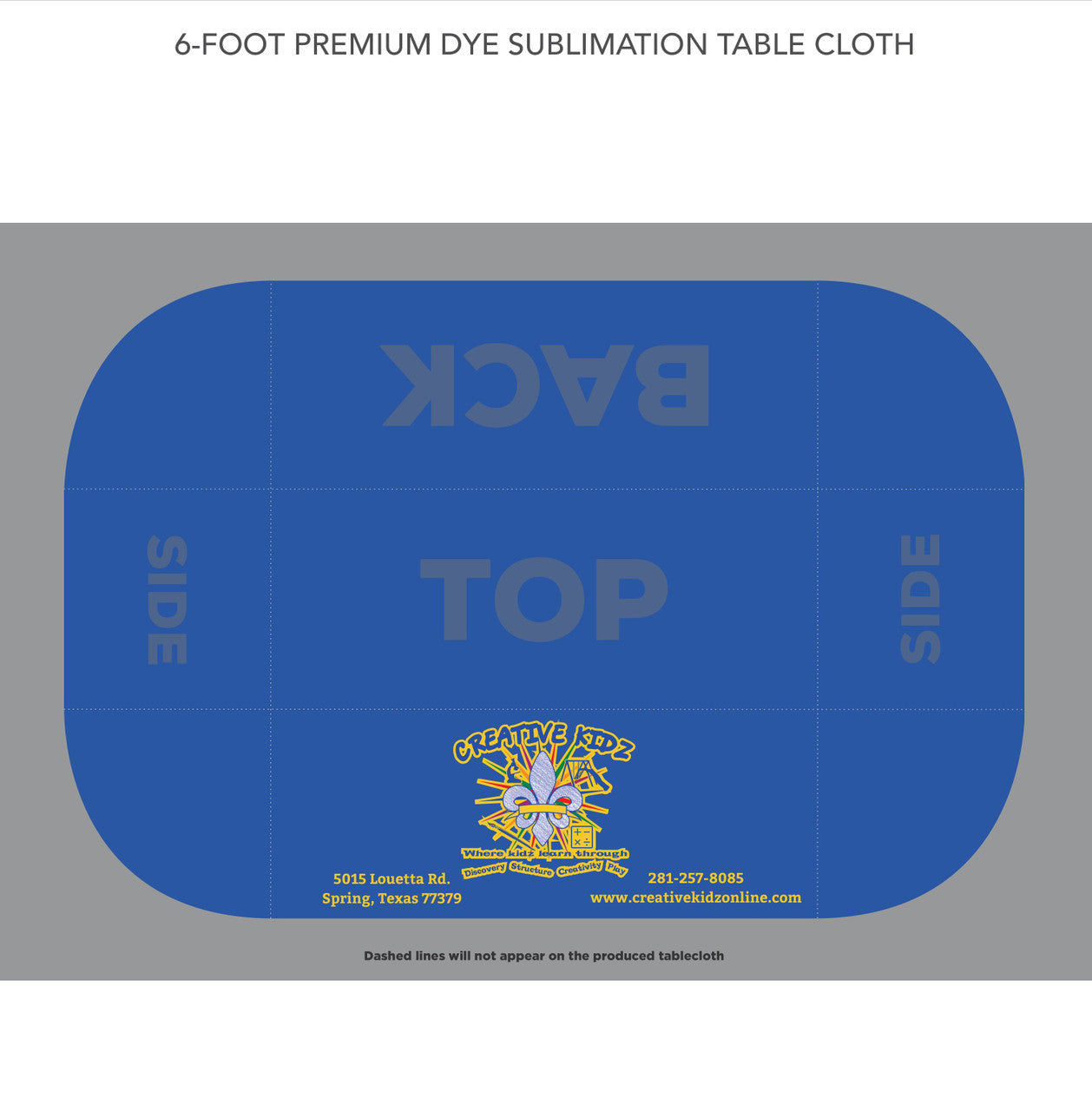 Custom Tablecloth - Creative Kidz