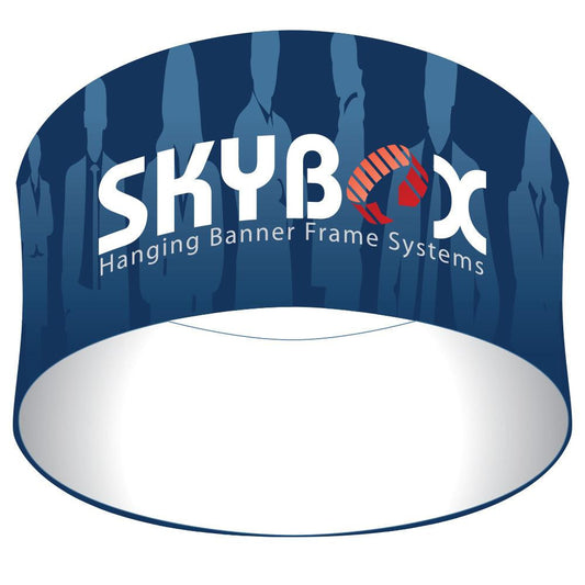 Skybox 8ft x 32in Hanging Banner Circle Display