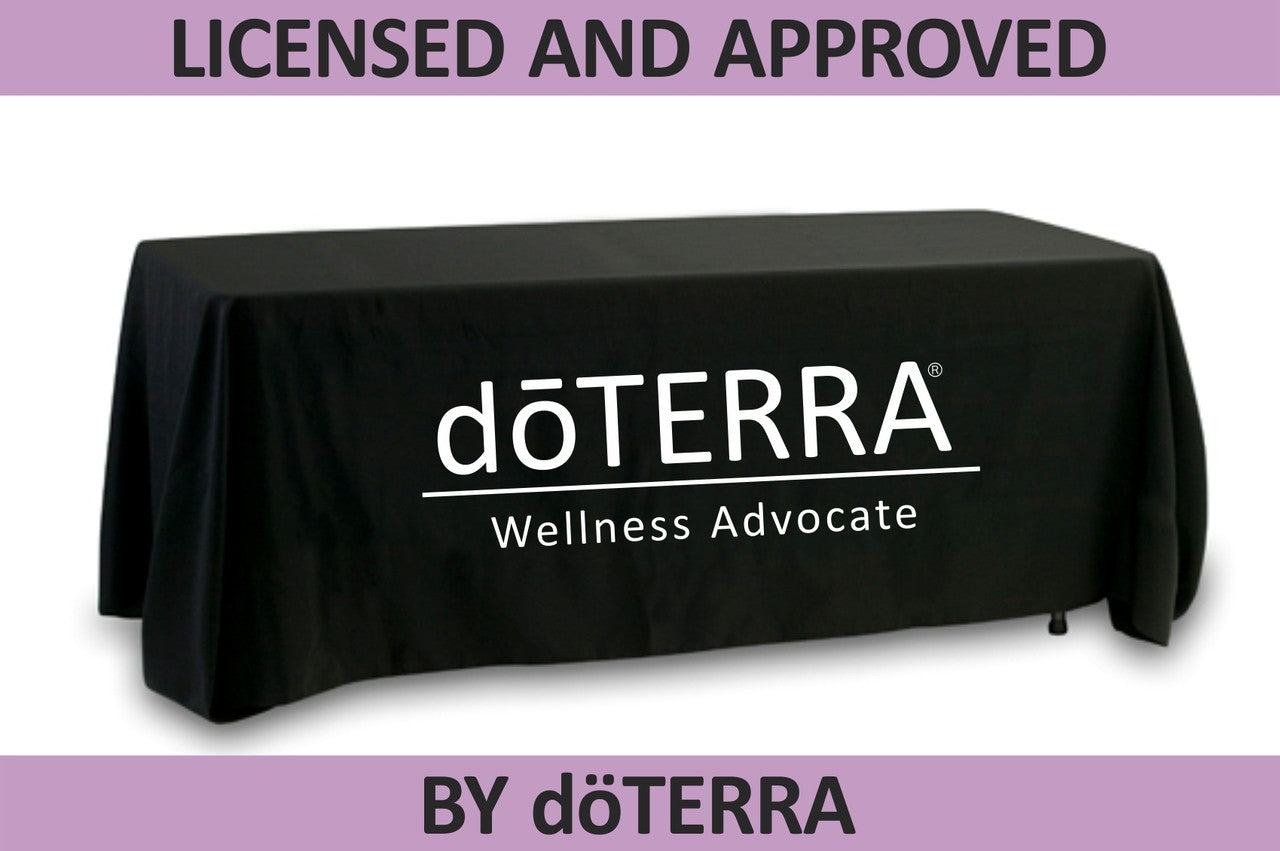 doTERRA Tablecloth -  Large Single Color Logo - Approved Licensed Product!