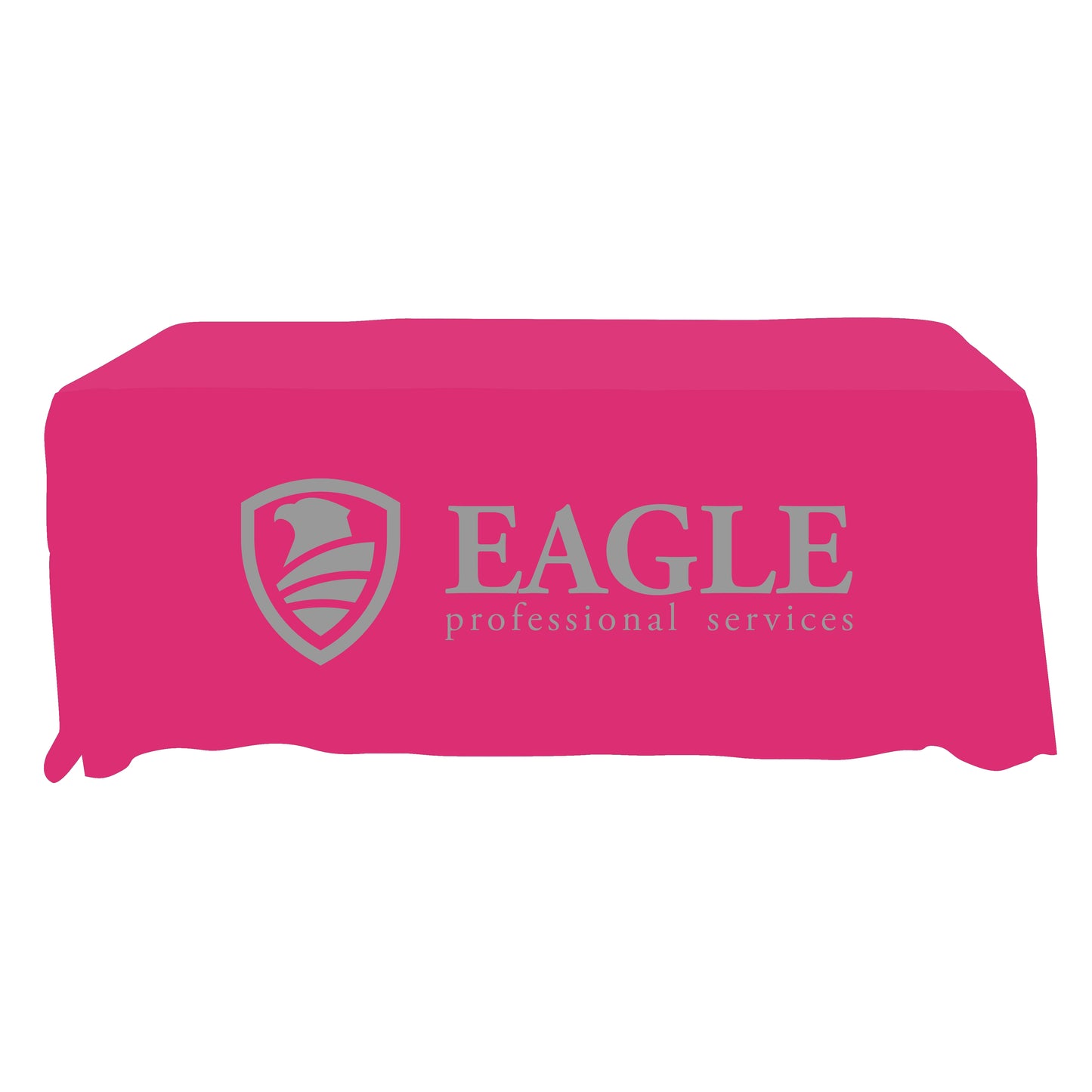 Economy Grade Custom Standard Drape Style Tablecloth - 6-foot Table