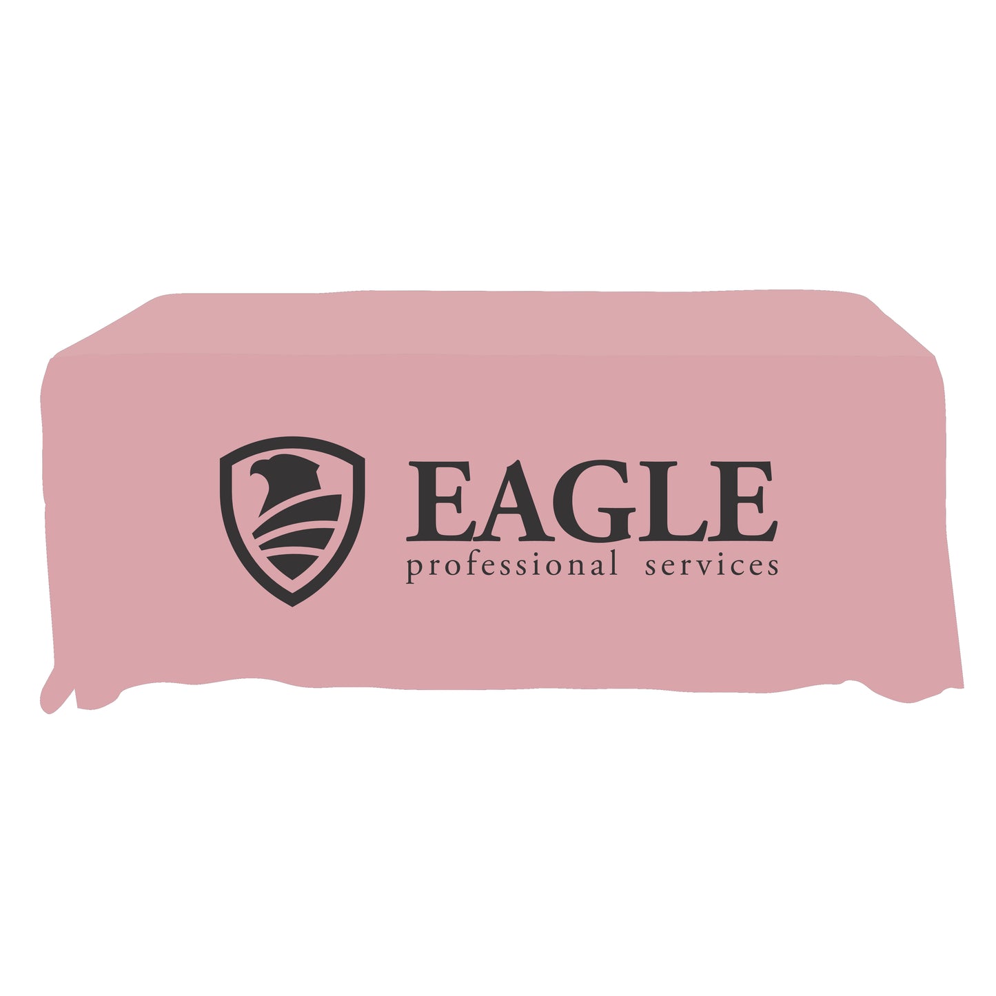 Economy Grade Custom Standard Drape Style Tablecloth - 6-foot Table
