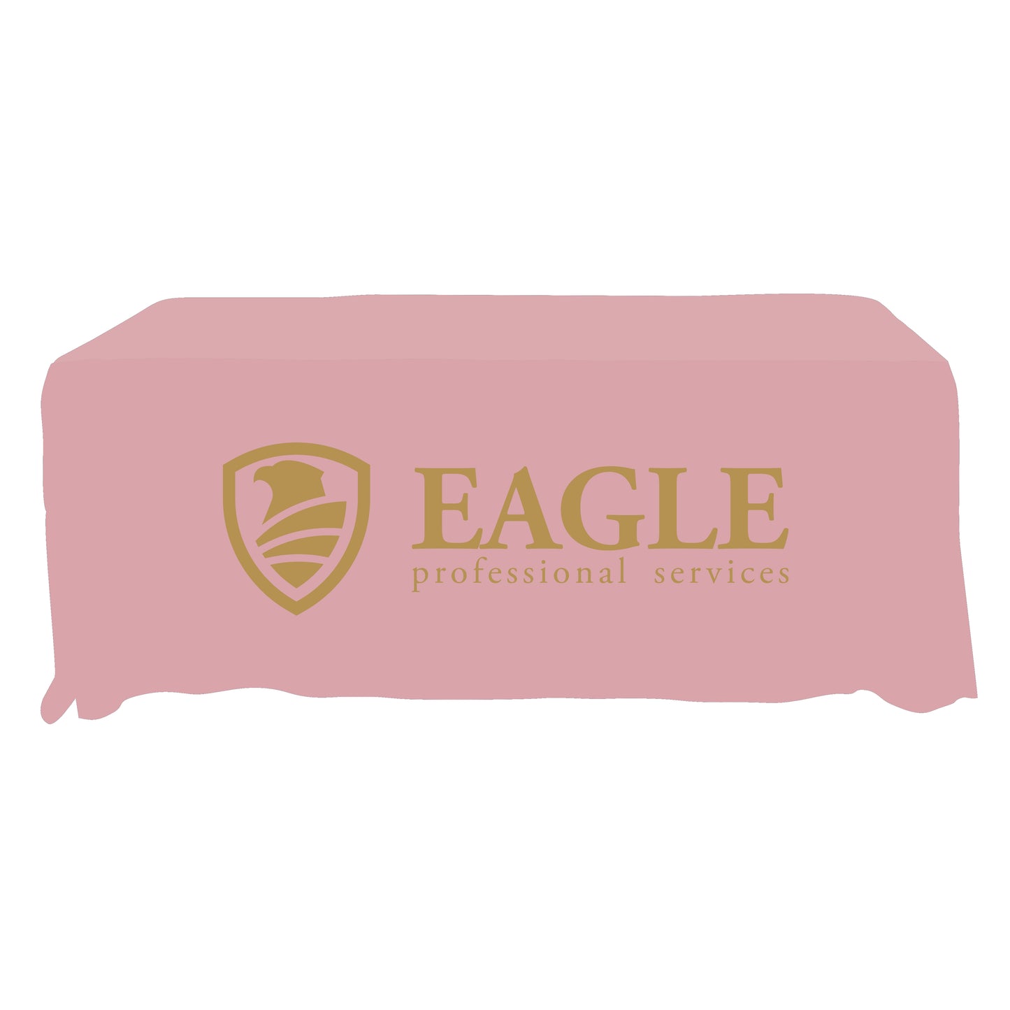 Economy Grade Custom Standard Drape Style Tablecloth - 6-foot Table