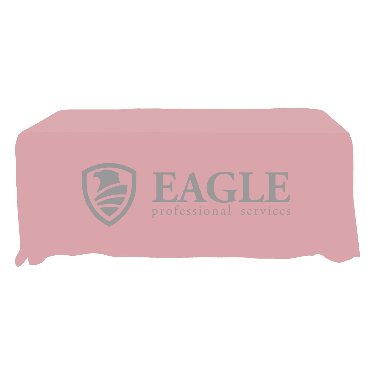 Economy Grade Custom Standard Drape Style Tablecloth - 6-foot Table