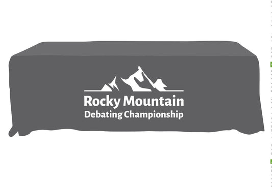 Custom Tablecloth - Rocky Mountain Debate Championship