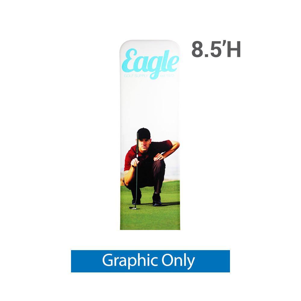 EZ Extend 2 ft. Wide - Graphic Only Single-Sided Black Back 8.5 ft.