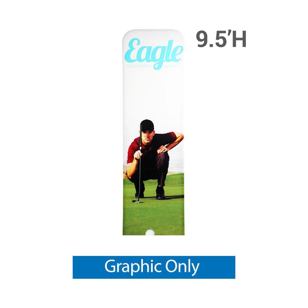 EZ Extend 2 ft. Wide - Graphic Only Single-Sided Black Back 9.5 ft.