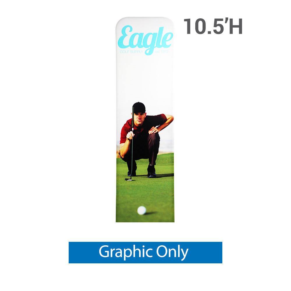 EZ Extend 2 ft. Wide - Graphic Only Single-Sided Black Back 10.5 ft.