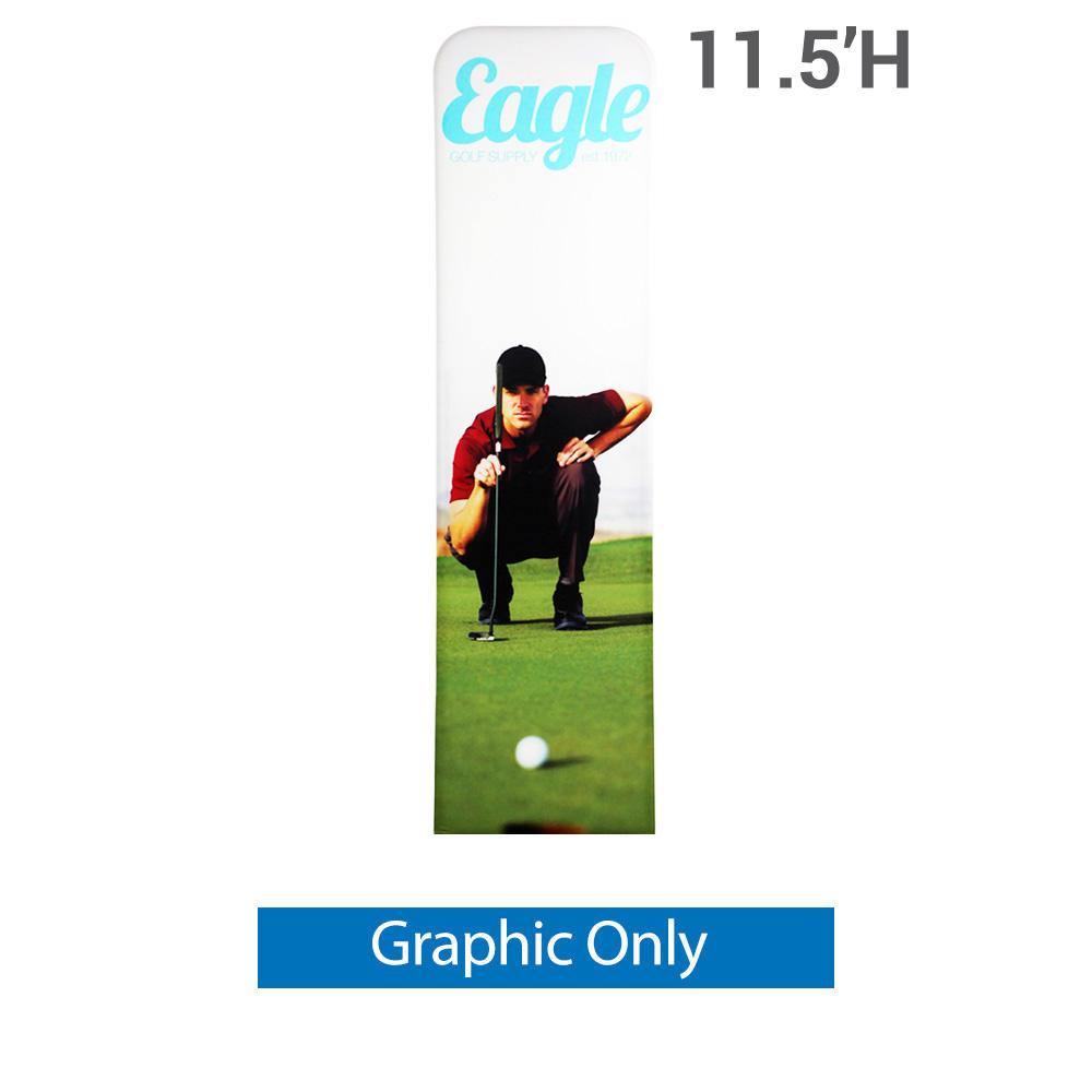 EZ Extend 2 ft. Wide - Graphic Only Single-Sided Black Back 11.5 ft.