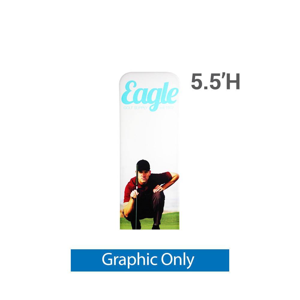 EZ Extend 2 ft. Wide - Graphic Only Single-Sided Black Back 5.5 ft.