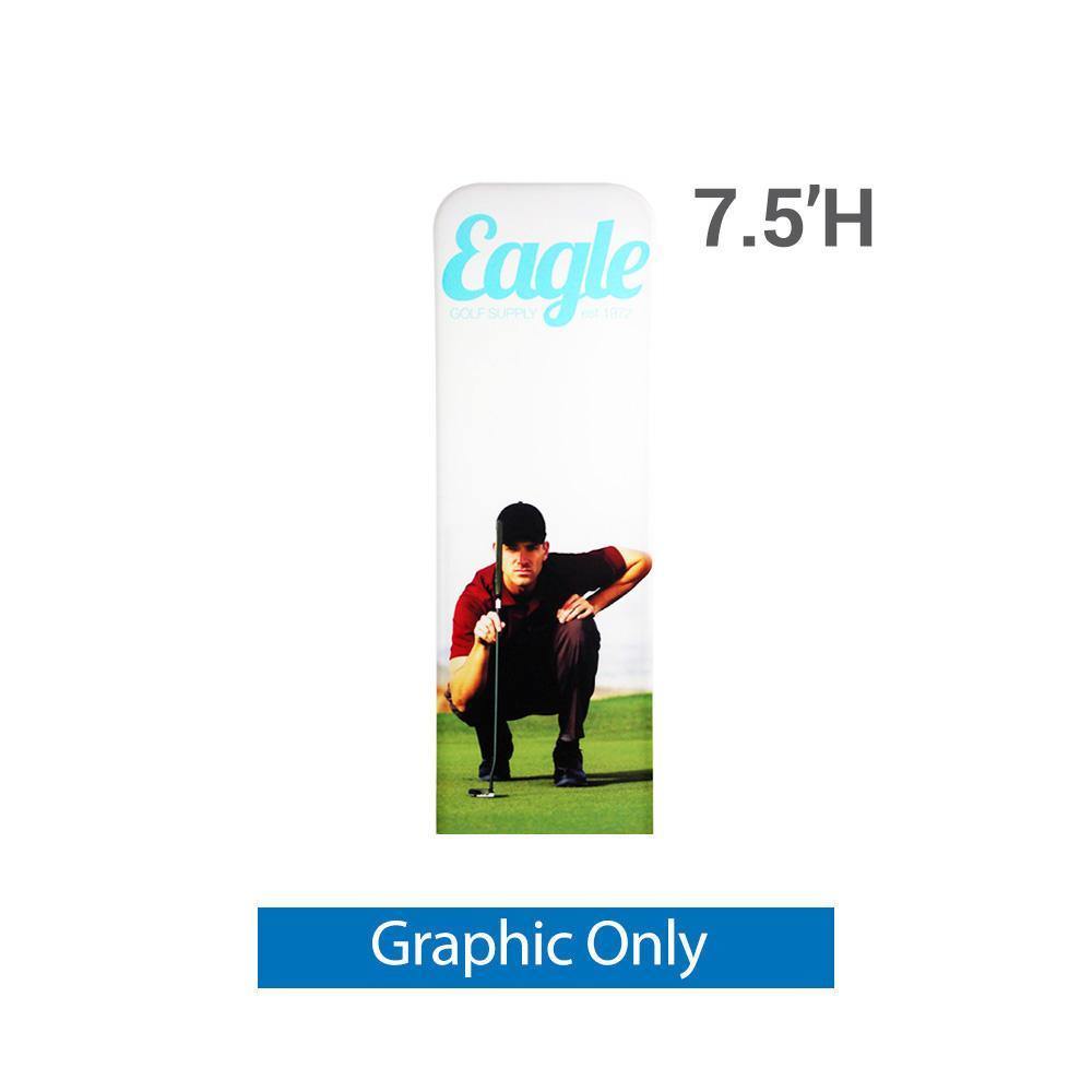 EZ Extend 2 ft. Wide - Graphic Only Single-Sided Black Back 7.5 ft.