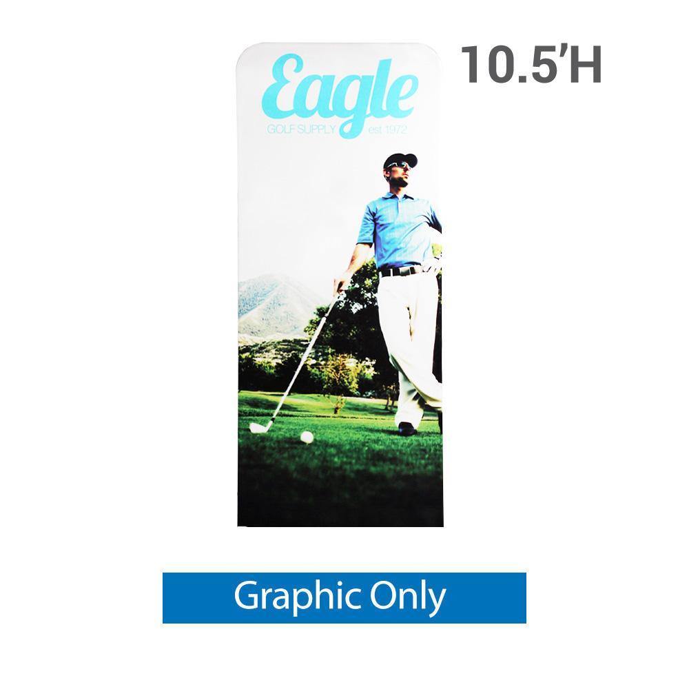 EZ Extend 3 ft. Wide - Graphic Only Single-Sided Black Back 10.5 ft.