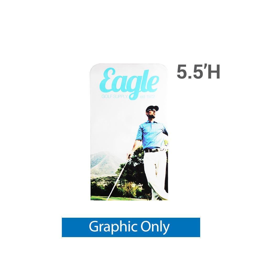 EZ Extend 3 ft. Wide - Graphic Only Single-Sided Black Back 5.5 ft.