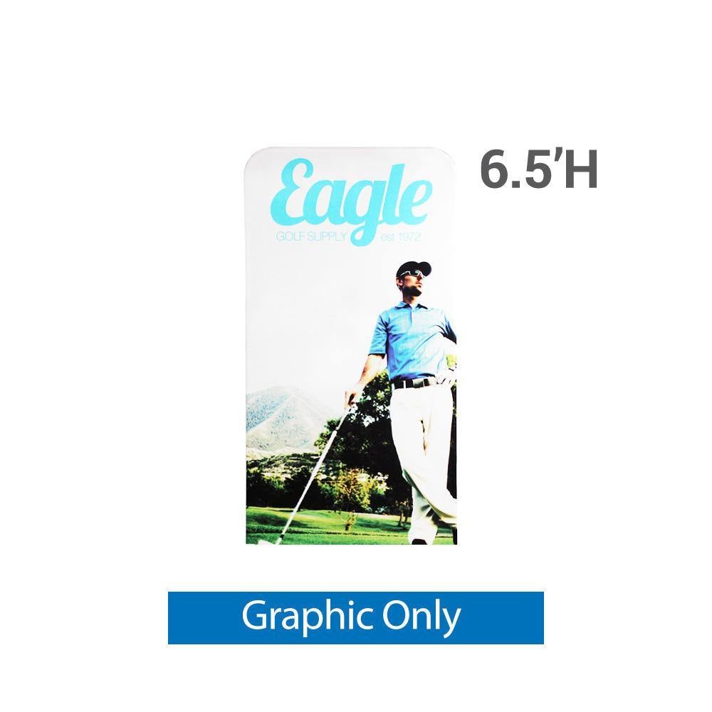 EZ Extend 3 ft. Wide - Graphic Only Single-Sided Black Back 6.5 ft.