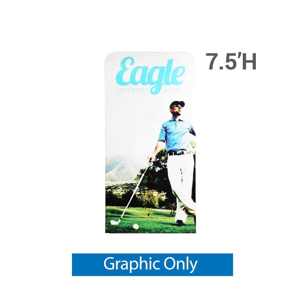 EZ Extend 3 ft. Wide - Graphic Only Single-Sided Black Back 7.5 ft.