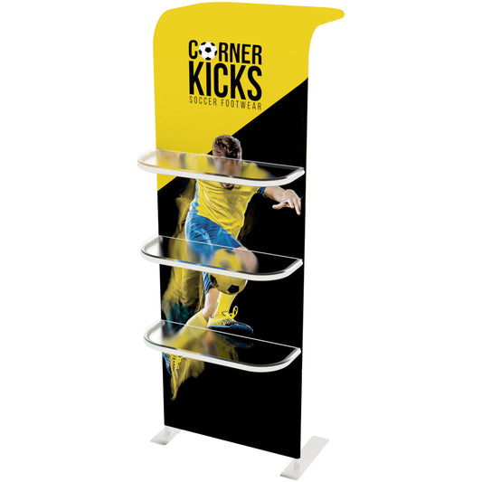 EZ Tube Waterfall Display with Shelves