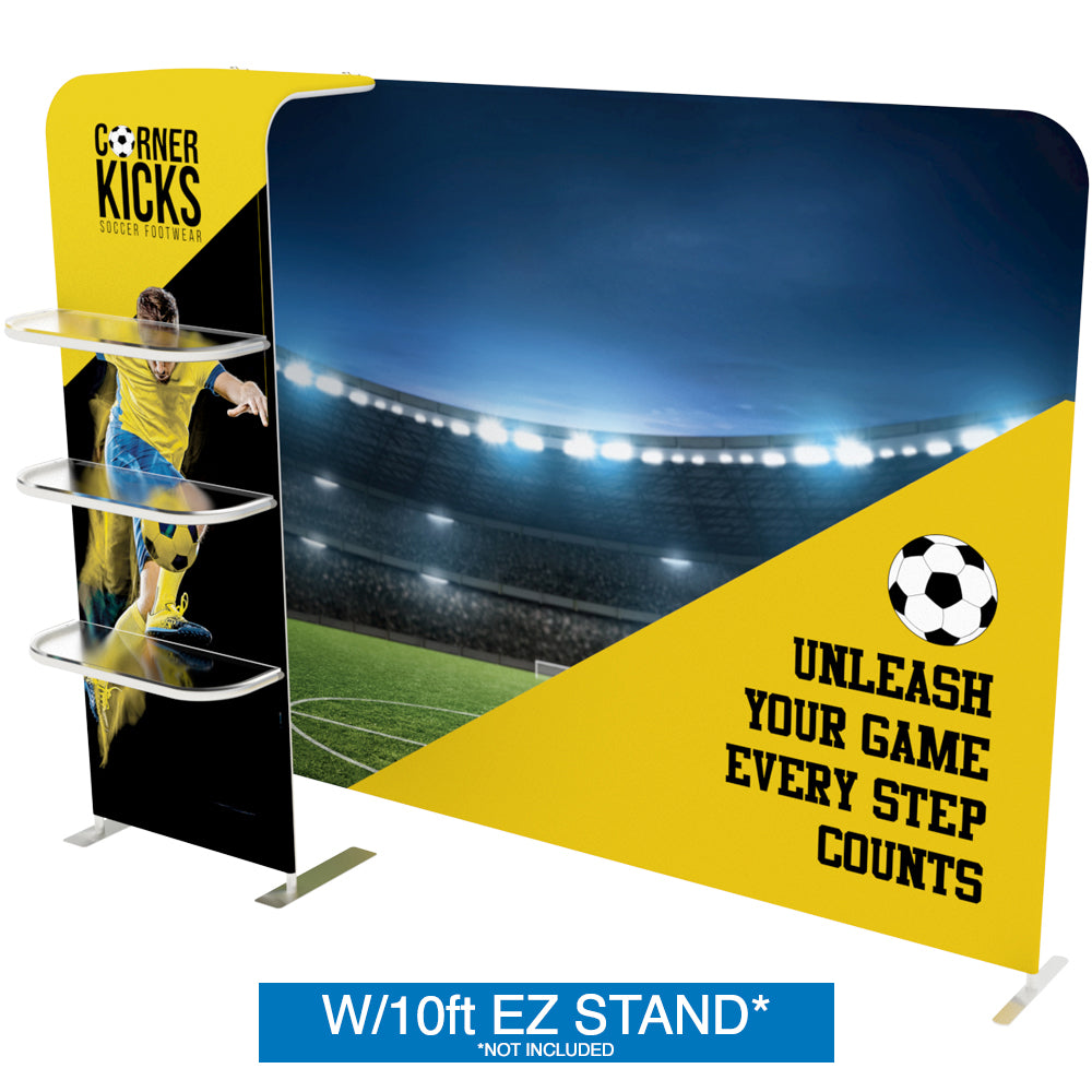 EZ Tube Waterfall Display with Shelves