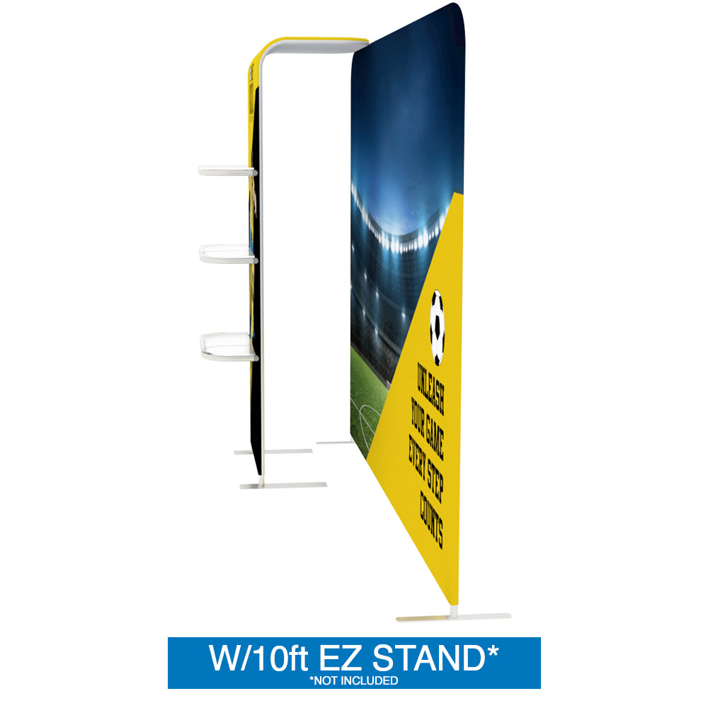 EZ Tube Waterfall Display with Shelves