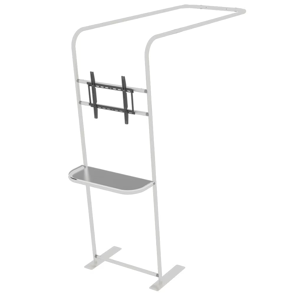 EZ Tube Bridge Display with Monitor Mount + 1 Shelf