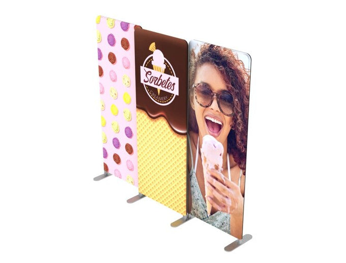 10 ft. EZ Tube Connect Backlit (3ft x 3 Displays) Trio Display Kit - Kit 10-A-LIT