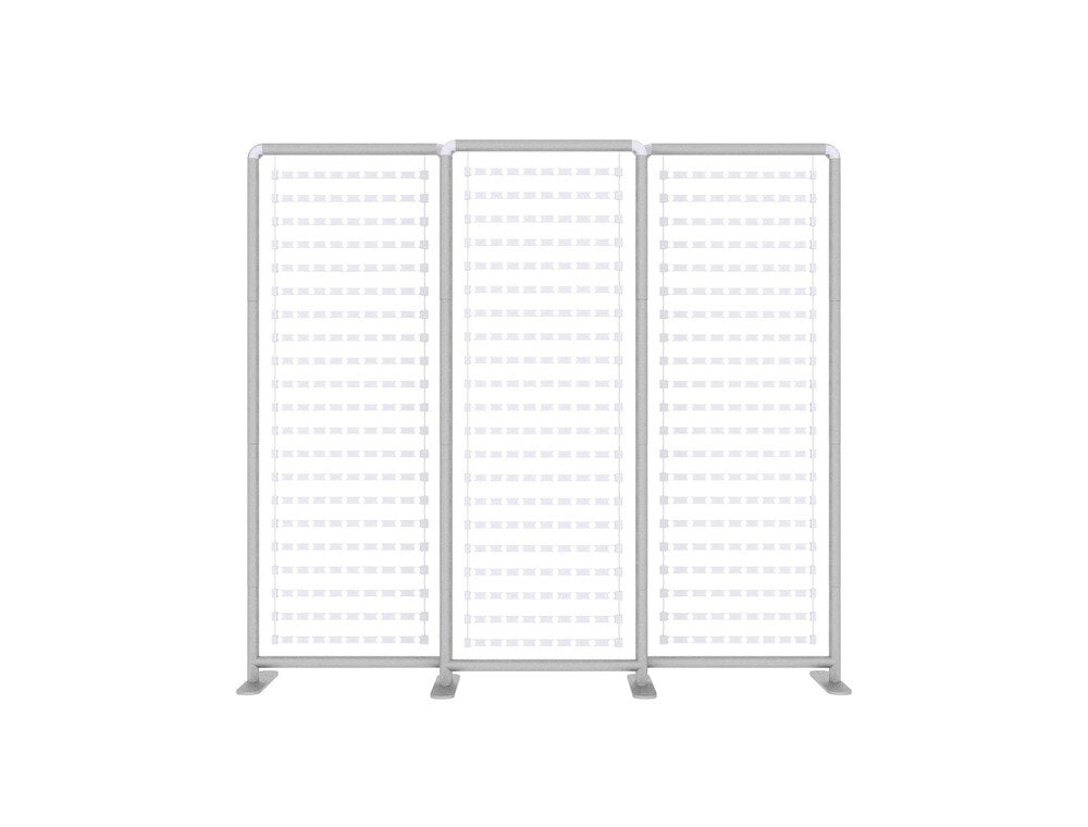 10 ft. EZ Tube Connect Backlit (3ft x 3 Displays) Trio Display Kit - Kit 10-A-LIT