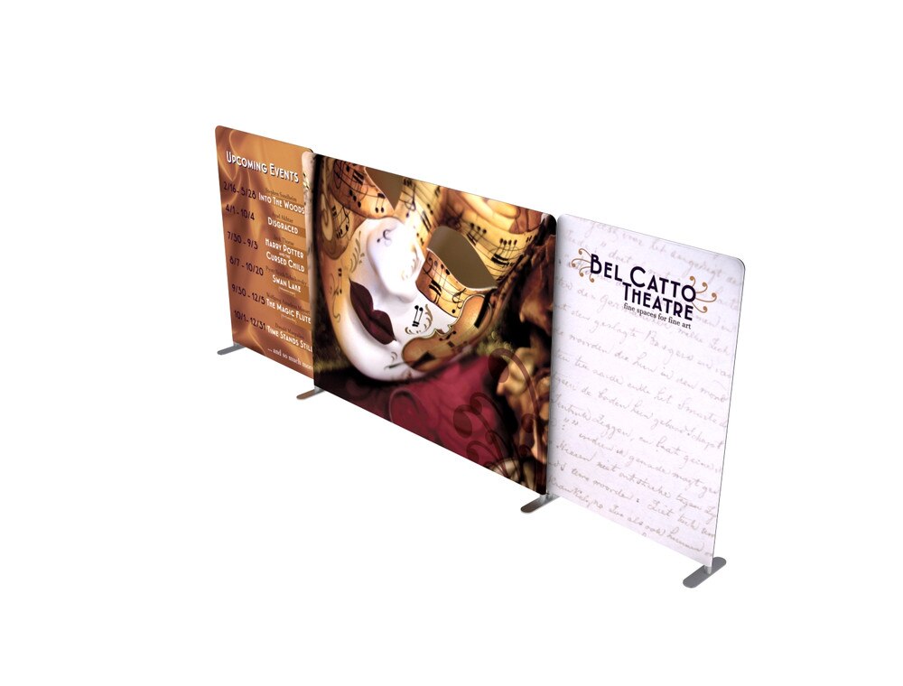 20 ft. EZ Tube Connect Backlit (5ft + 10ft + 5ft) Trio Display Kit - Kit 20-A-LIT