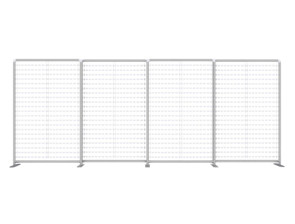 20 ft. EZ Tube Connect Backlit (5ft x 4 Displays) Quad Display Kit - Kit 20-B-LIT