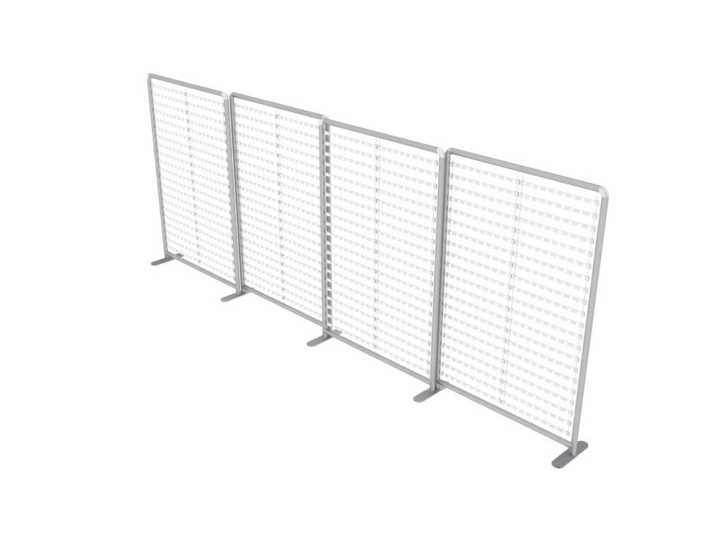 20 ft. EZ Tube Connect Backlit (5ft x 4 Displays) Quad Display Kit - Kit 20-B-LIT