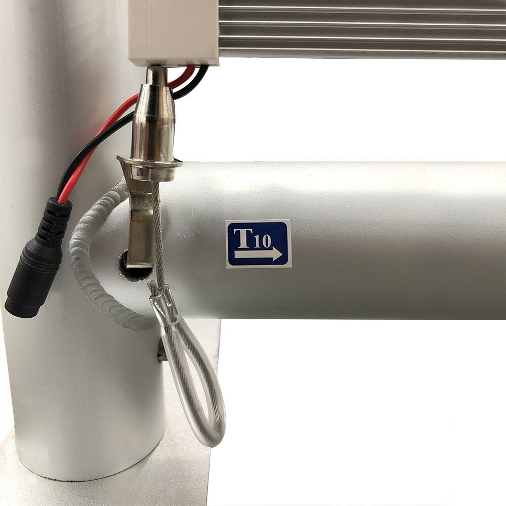 10 ft. EZ Tube Connect Backlit (3ft x 3 Displays) Trio Display Kit - Kit 10-A-LIT