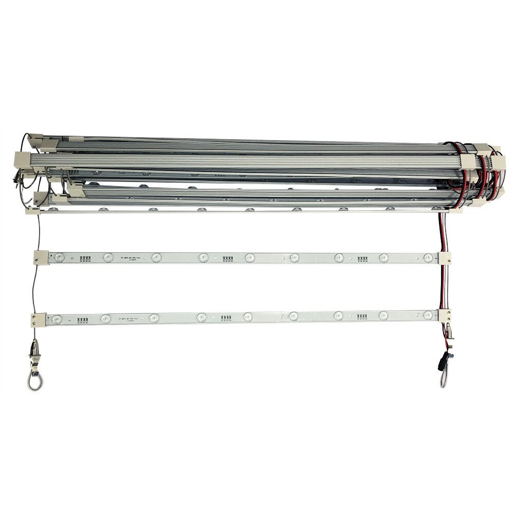 10 ft. EZ Tube Connect Backlit (3ft x 3 Displays) Trio Display Kit - Kit 10-A-LIT